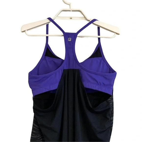 Fabletics Norwalk Tank Purple and Black - Picture 7 of 9